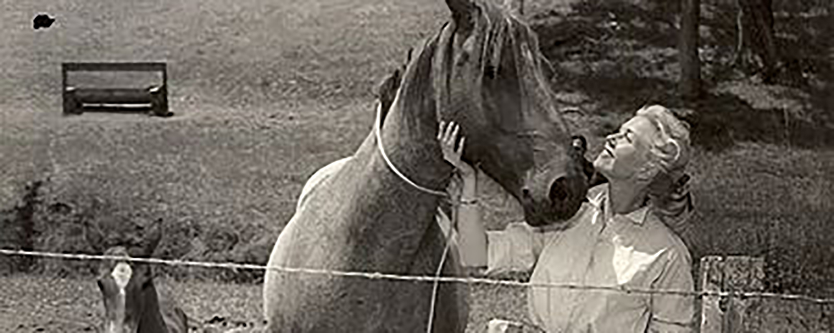 Doris Day with her horses