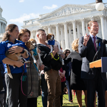 event in front of the U.S. Capitol building